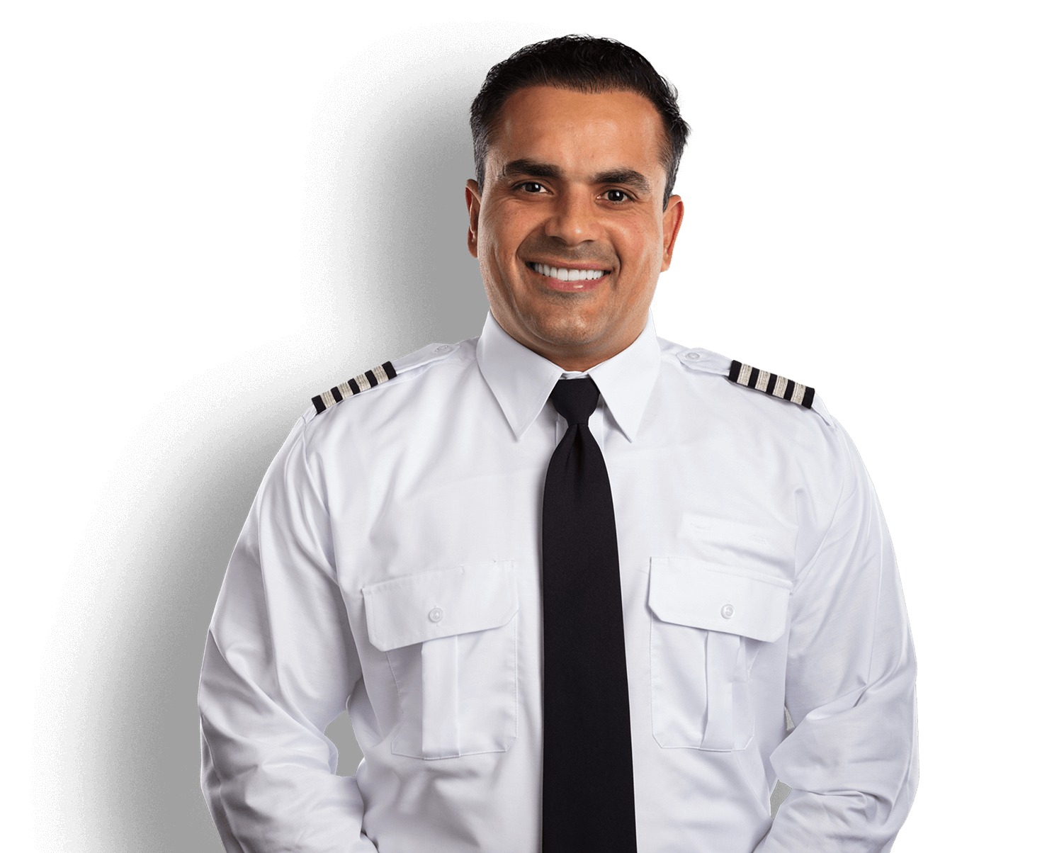 Jetvia captain in uniform